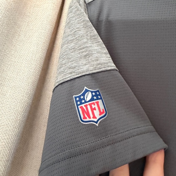 NFL Carolina Panthers Nike Dri-FIT Gray Shirt - Picture 4 of 6